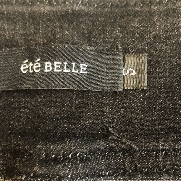 ETE BELLE jeans Small skinny jeans w stretch Size Small, Waist 11 1/4” Preworn - Picture 6 of 12